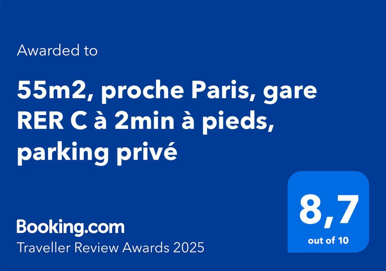 Proche Paris, Gare Rer C A 2 Min A Pieds, Notre Dame A 15min, Parking Prive Et Traveller Awards 2025 * Choisy-le-Roi
